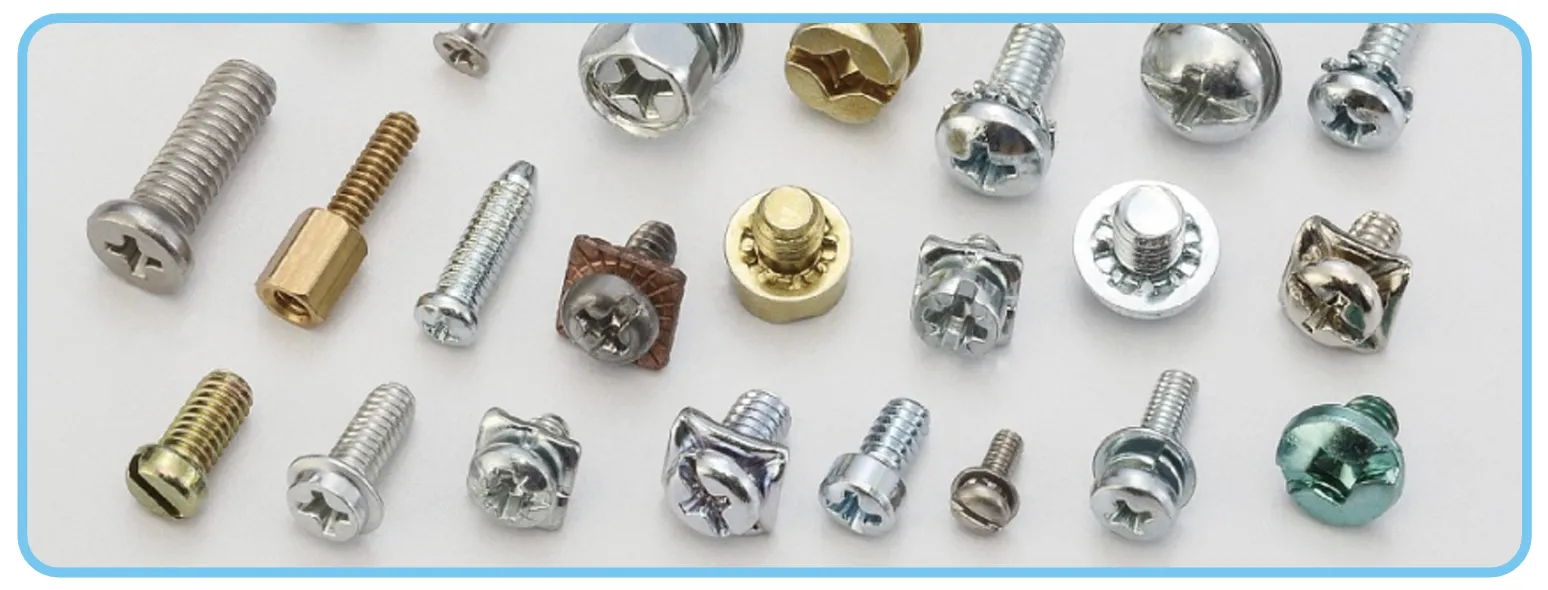 Assorted fasteners